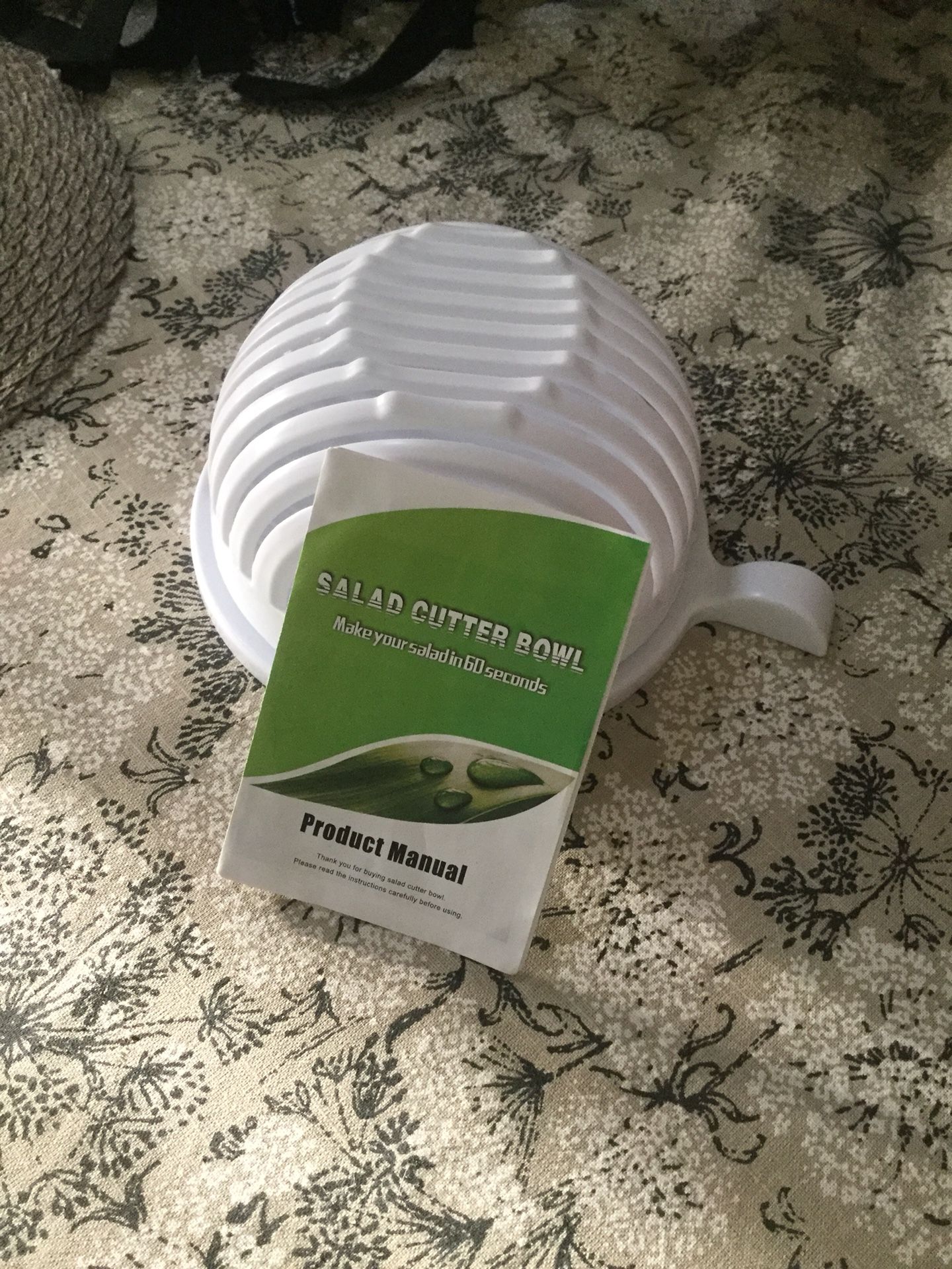 As seen on TV SALAD CUTTER PREP BOWL