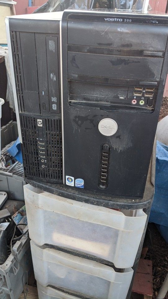DELL & HP = Hard Drive Computer Towers! BOTH WORK WELL!