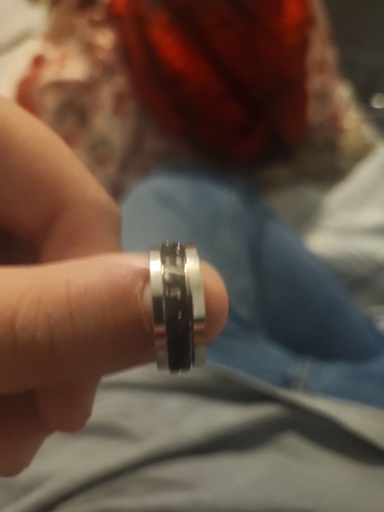 Ring With Chain Around It.