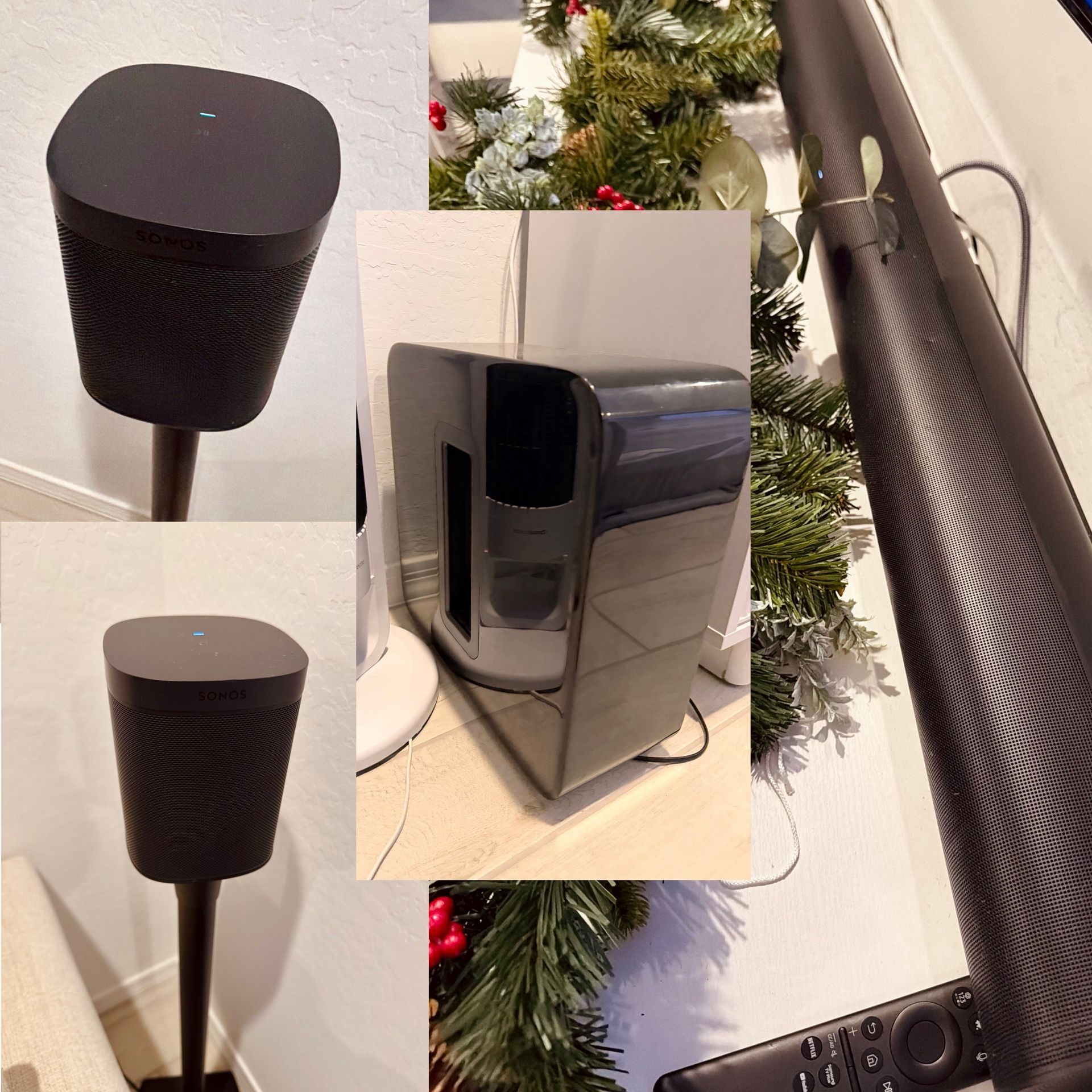 Sonos Arc SL + SUB GEN 3 + Two One SLs – $1000 OBO