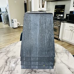 Suncast 16 Inch Farmington Rustic Wood Finish Garden Planter, Gray (4 Pack)