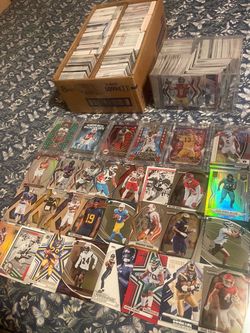 Large NFL Football Trading Card Lot, first $75 cash takes everything!