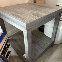 Two Modern Side Tables 