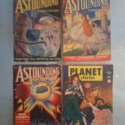 Vintage Sci-Fi Magazines From 1930s-40s 