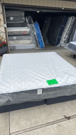 King size mattress, and boxspring delivery available