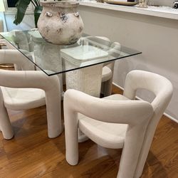 4 New Dining Chairs Modern Style