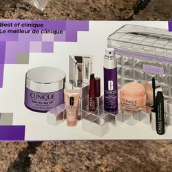 Clinique Gift Set w/ Makeup Bag (skincare + Makeup)