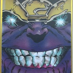 Thanos Trading Card 1991 
