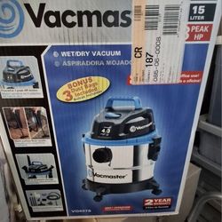 NEW VACMASTER WET/DRY VACUUM 