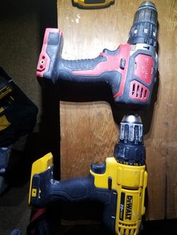 Dewalt /Milwaukee drills $30 each