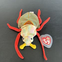 TY Beanie Baby 2000 Beetle Insect Named Scurry 