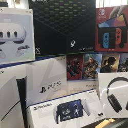 Ps5 Xbox X Oculus Quest3 Nintendo Switch New Sealed No Crdt Needed Pay Down Only