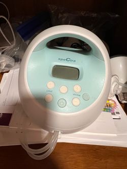 Spectra S1 Plus Electric Breast Pump Battery Operated Blue/White