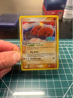 Pokemon Dugtrio Crystal Guardians Stamped