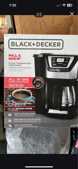Black + Decker Mill & Brew Coffee Machine
