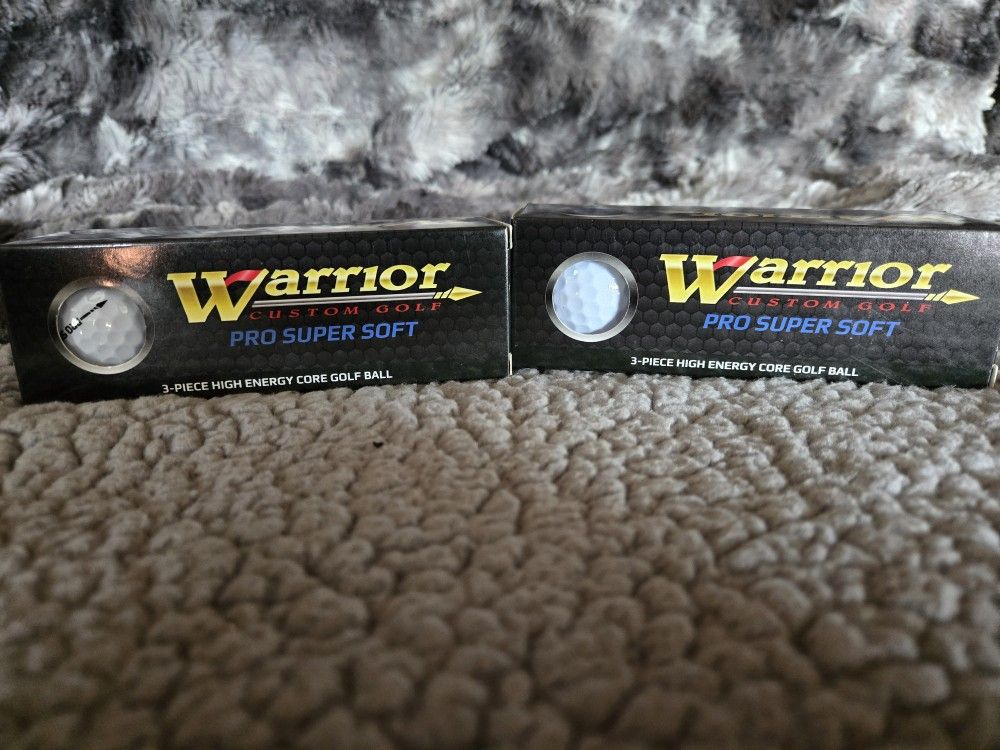 (2) 3 Packs Of Warrior Golf Balls ⛳️