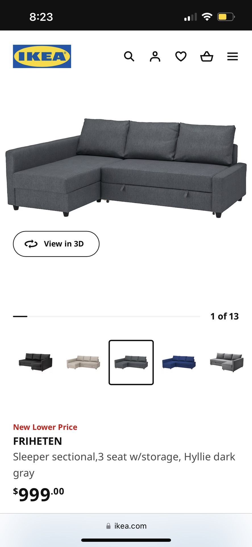 IKEA sleeper Sectional