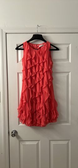 Calvin Klein Ruffled Dress Size S
