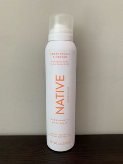 Native Sweet Peach & Nectar Deodorant & Body Spray (multiple available)