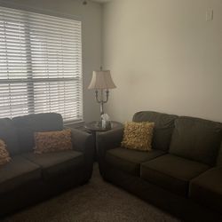 2 Couches: Sofa and Love Seat