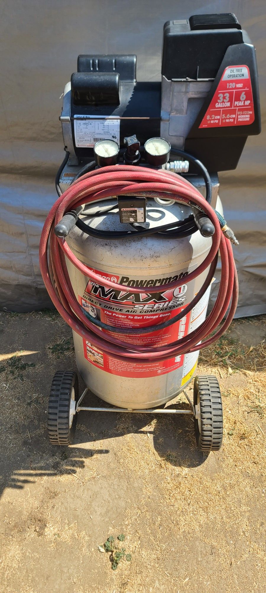 Air compressor Coleman power mate max plus 120 V