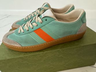 Gucci G74 Distressed Suede Nubuck Sneakers Men’s US 8.5