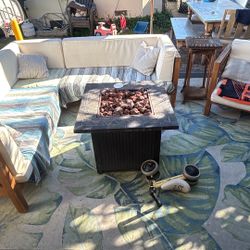 Outdoor Sectional And Chair 