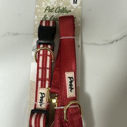 Holiday Pet Collar & Leash Set 
