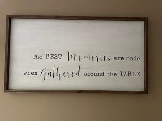 Dining wall decor