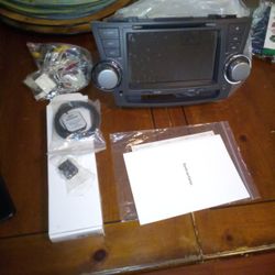 Toyota Highlander Car Stereo Toyota Highlander DVD Player Brand New Rear View Camera Car Radio System Car Stereo System With DVD Player Brand New