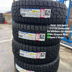 nan265/70R17 Falken Wildpeak AT4W New Set of Tires Installed and Balanced Set de Llantas Nuevas Instaladas y Balanceadas