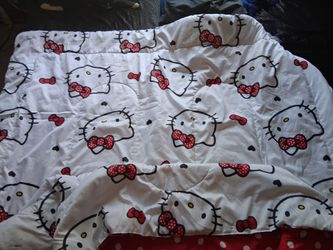 Hello Kitty Quilted Comforter with pillow case
