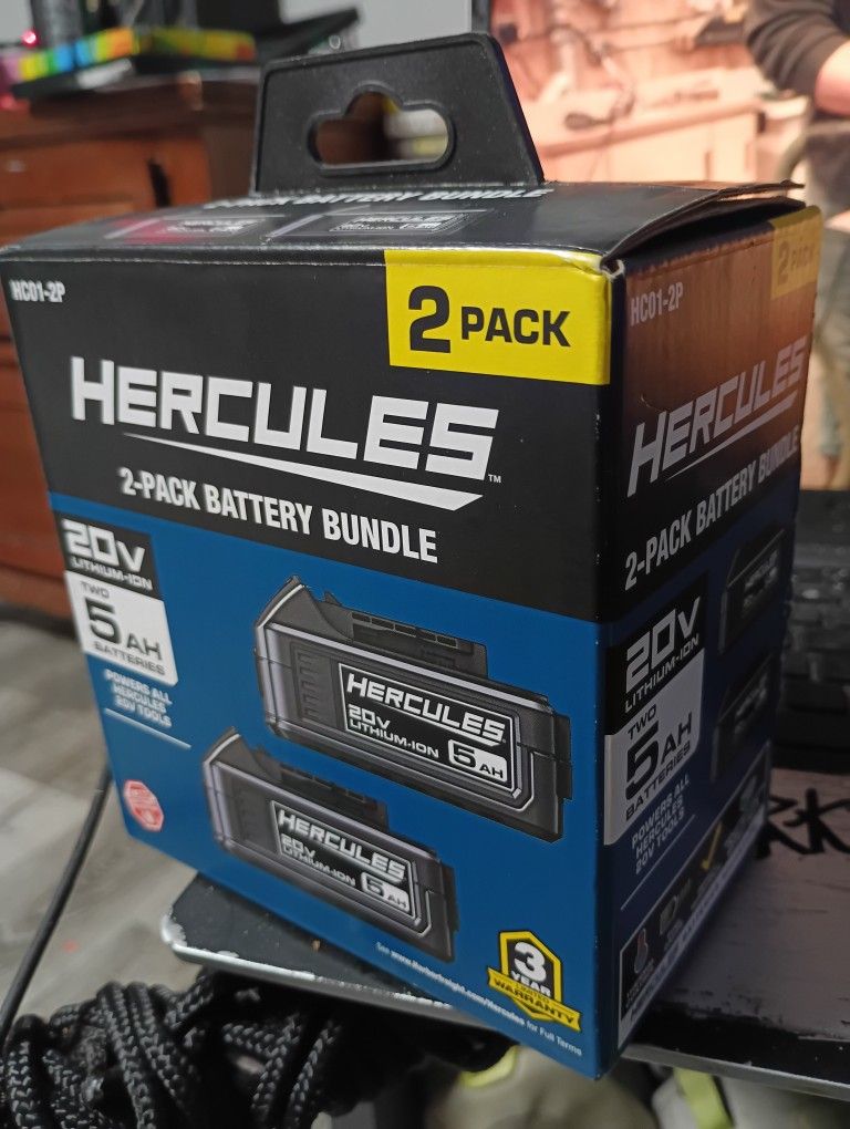 @bsolutley incredible value on these high output high performance 5 amp hr batteries with standard 3 year Harbor Freight warranty inbox&unused!!!!!!!!
