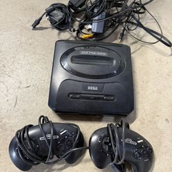 Sega Genesis With Games(will Sell Games Individually)