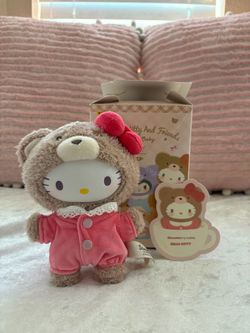 Hello Kitty Latte Baby Plush (NEW-Never Used)