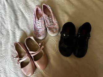 Lot Of 3 Girls Shoes Toddler Size 10