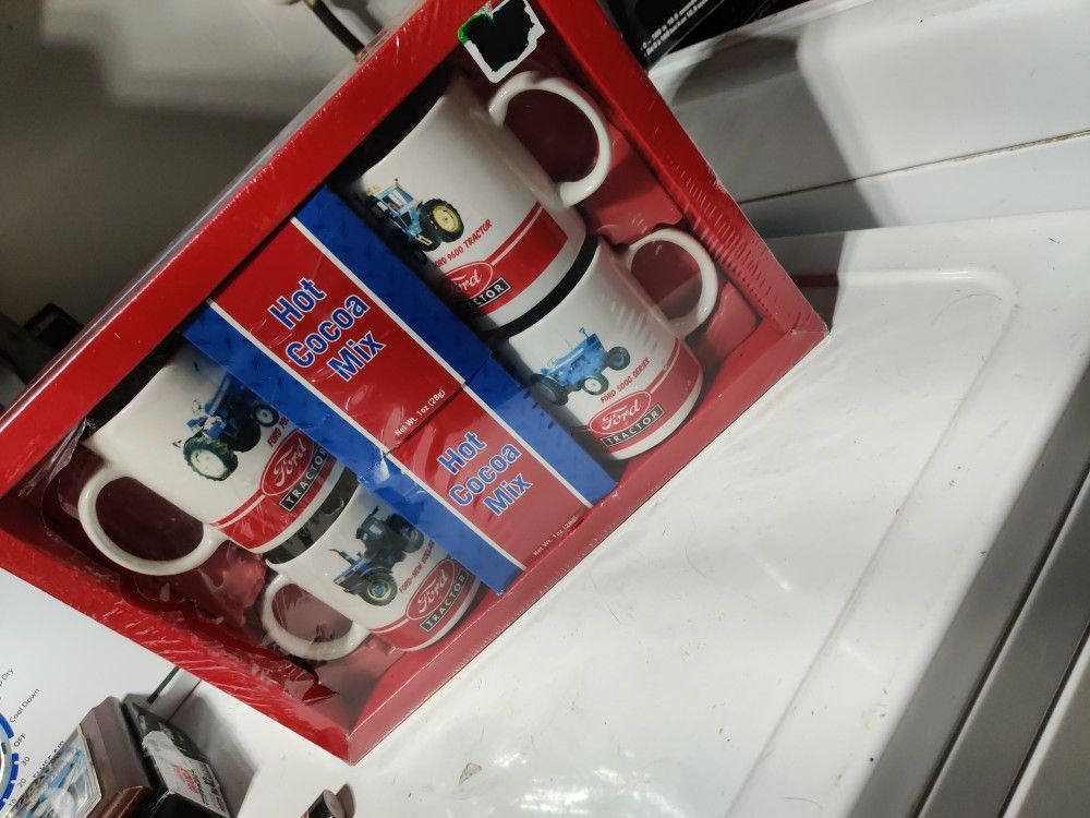 Ford Tractor Mugs Set Gift