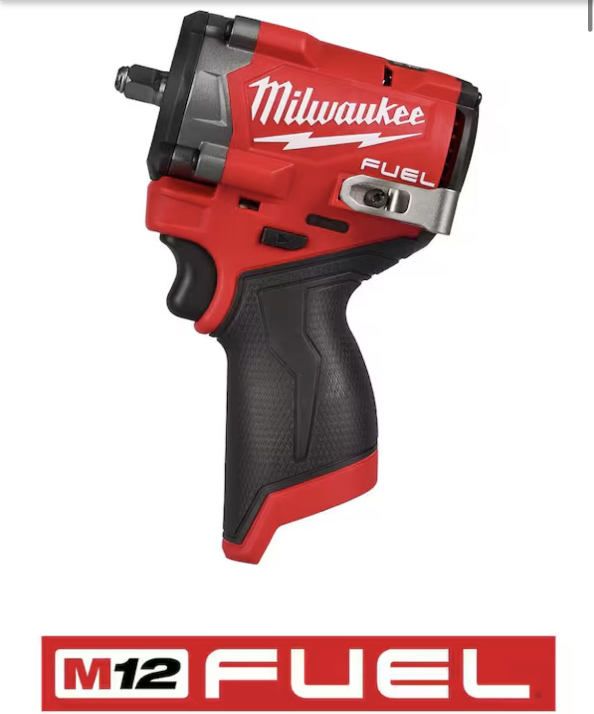 M12 3/8 Stubby Impact Wrench 550ft Lb New Sealed