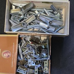 Set Of Misc Toggle Bolts And Brackets