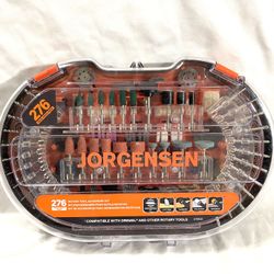 Brand New Jorgensen 276 Piece Rotary Tool accessory kit