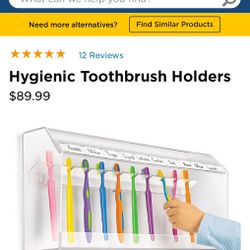 Hygienic Toothbrush Holder