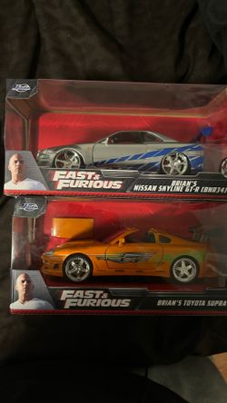 Fast and furious brian’s toyota supra/brians nissan skyline gtr