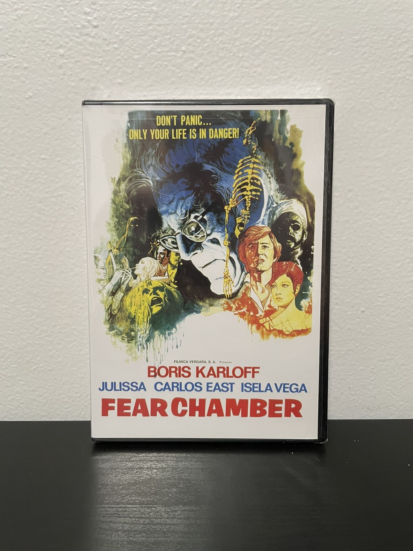 Fear Chamber DVD Movie NEW SEALED Horror Boris Karloff 60s Retro Unrated 1968