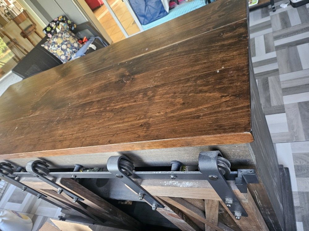 Farmhouse Bar Rustic Sliding Barn