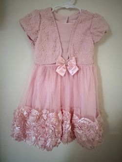 Girls Pink Formal Dress