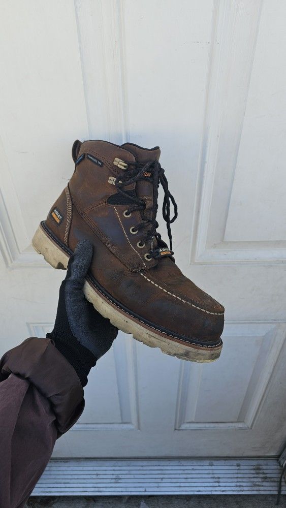 Size 10 D Ariat Work Boots Composite Toe 