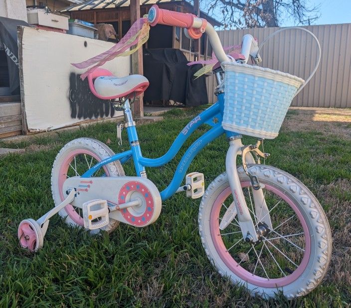 Brand New Girl's Bike & Spiderman Helmet