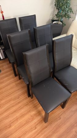 6 Dining Table Chairs