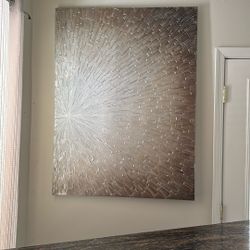 Metallic  Sunburst Wall  Art