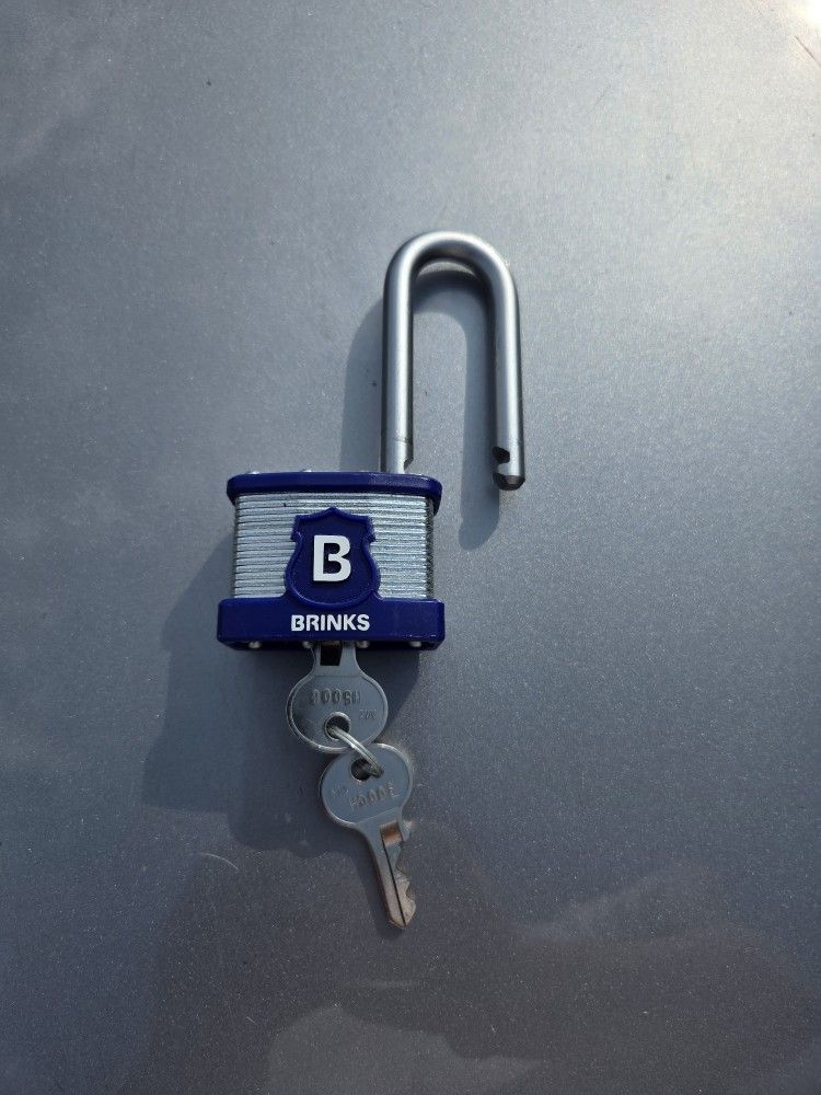 Brinks Lock W/2 Keys $5